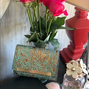 Patricia Nash Turquoise Forest Wallet